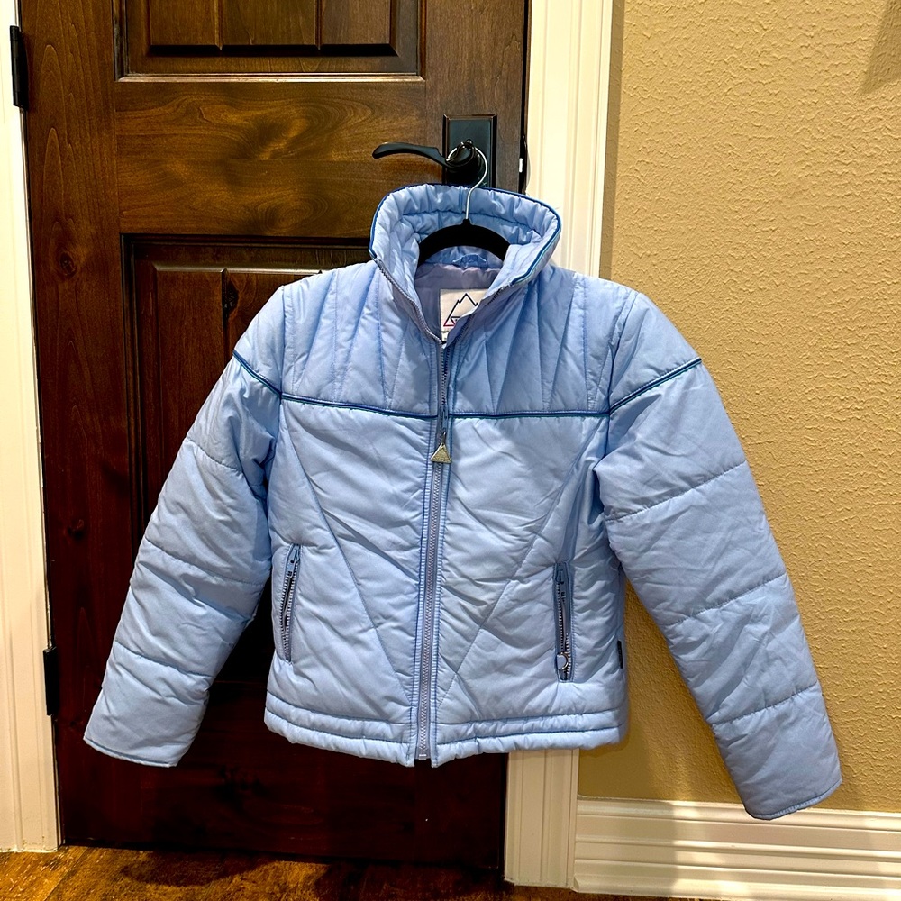 Vintage 90’s sky blue ski jacket
